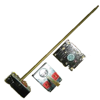 Термостат для водонагревателя TRS/77 (круглый с синим регулятором)